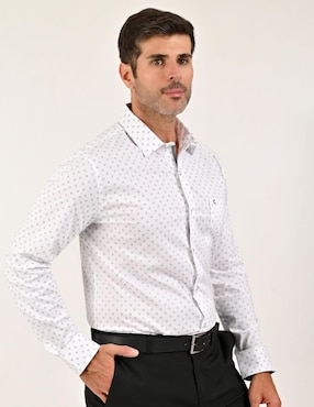 Camisa casual Yale manga larga para hombre