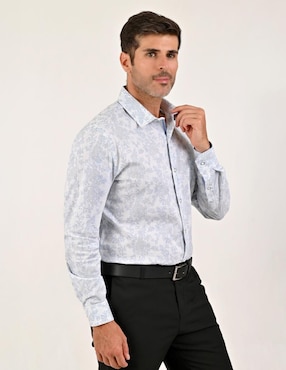 Camisa casual Yale manga larga para hombre