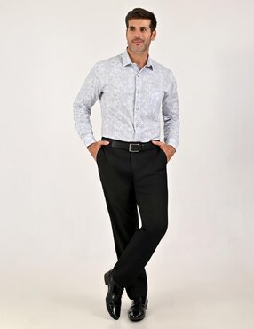 Camisa casual Yale manga larga para hombre
