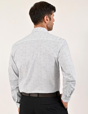 Camisa casual Yale de algodón manga larga para hombre
