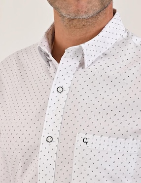 Camisa casual Yale manga larga para hombre