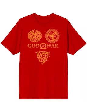 Playera Basariworld god of war cuello redondo para hombre