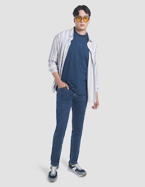 Jeans slim Oggi Jeans Iron lavado medio para hombre