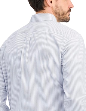 Camisa de vestir Dockers de algodón manga larga para hombre