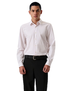 Camisa de vestir Dockers de algodón manga larga para hombre