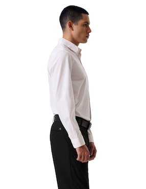 Camisa de vestir Dockers de algodón manga larga para hombre