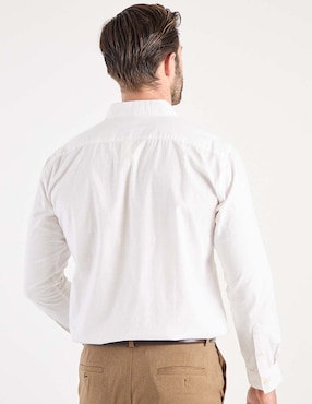 Camisa casual Dockers de algodón manga larga para hombre