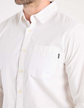 Camisa casual Dockers de algodón manga larga para hombre