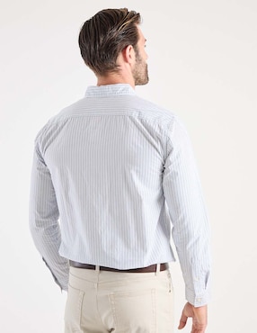 Camisa casual Dockers de algodón manga larga para hombre