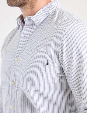 Camisa casual Dockers de algodón manga larga para hombre