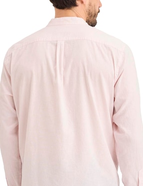 Camisa casual Dockers de algodón manga larga para hombre