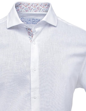 Camisa casual Cuadra manga larga para hombre
