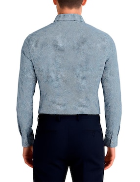 Camisa casual Cuadra manga larga para hombre