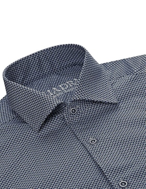 Camisa casual Cuadra manga larga para hombre