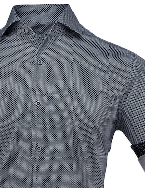 Camisa casual Cuadra manga larga para hombre