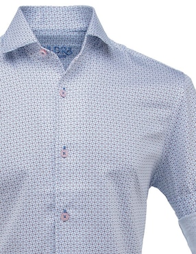Camisa casual Cuadra manga larga para hombre