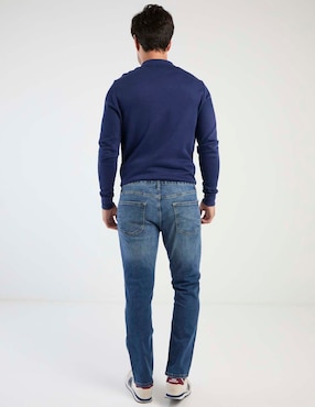Jeans straight Old Navy deslavado para hombre