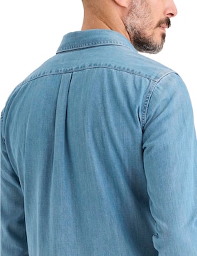 Camisa casual Dockers de algodón manga larga para hombre