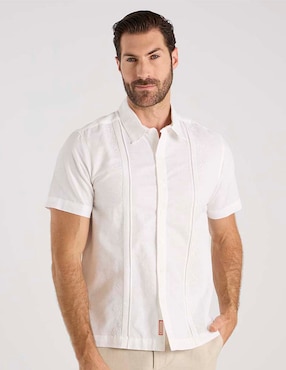 Guayabera manga corta Costavana para hombre