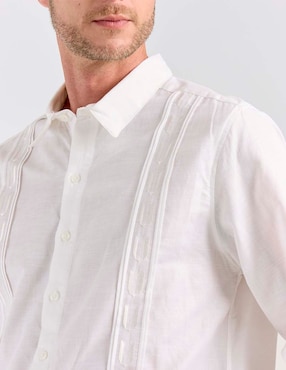 Guayabera manga larga Costavana para hombre