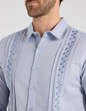 Guayabera manga larga Costavana para hombre