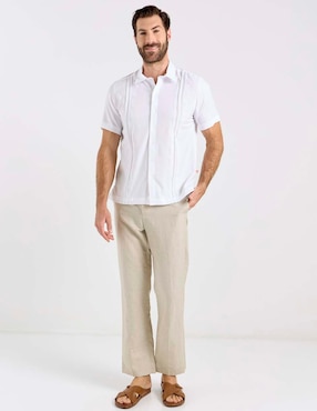 Guayabera manga corta Costavana para hombre