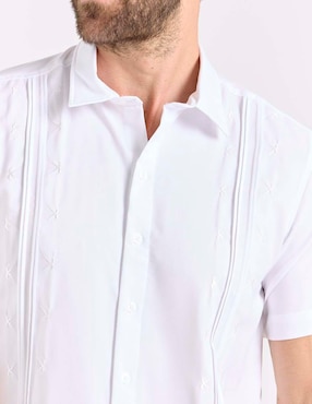 Guayabera manga corta Costavana para hombre