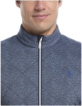 Chamarra casual Original Penguin impermebale bolsa con cierre para hombre
