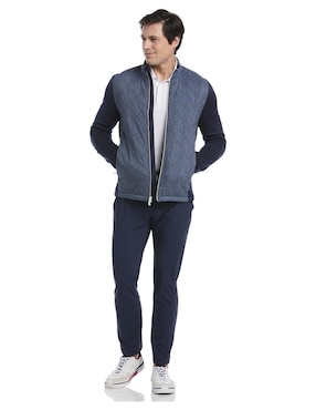 Chamarra casual Original Penguin impermebale bolsa con cierre para hombre