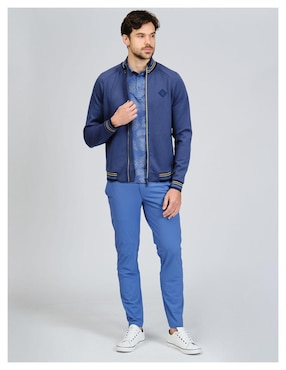 Chamarra casual Original Penguin impermeable bolsa con cierre para hombre