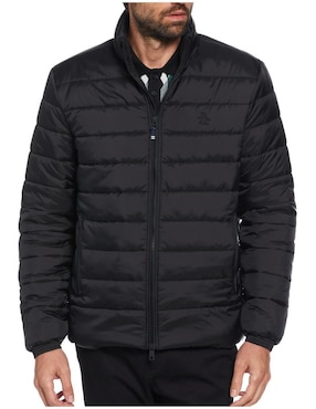 Chamarra acolchada Original Penguin impermeable  bolsa con cierre para hombre