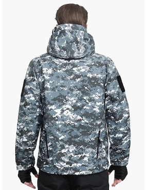 Chamarra parka Wtd impermeable para hombre