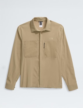 Camisa casual The North Face manga larga para hombre