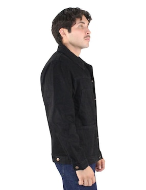 Chamarra casual Innermotion de mezclilla con bolsillos para hombre