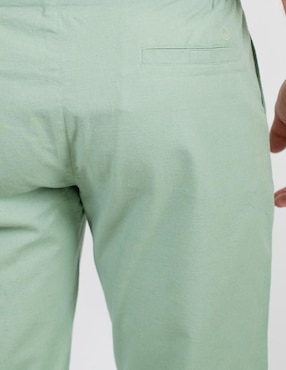 Pantalón slim 98 Coast Av de algodón para hombre