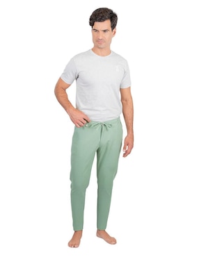 Pantalón slim 98 Coast Av de algodón para hombre