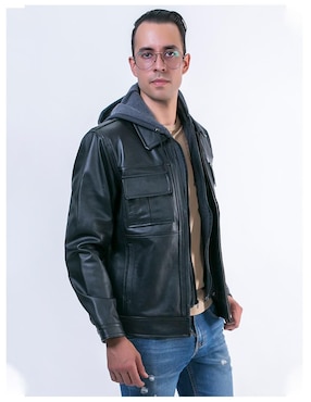Chamarra para motociclista Castelli Leather Authentic para hombre