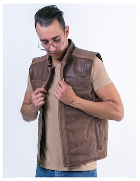 Chaleco Castelli Leather Authentic impermeable para hombre