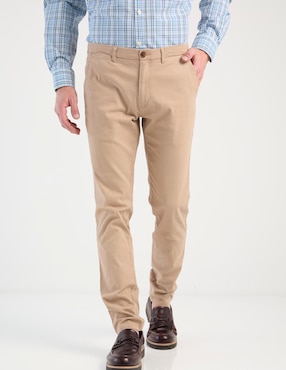 Pantalón chino regular Chaps de algodón para hombre