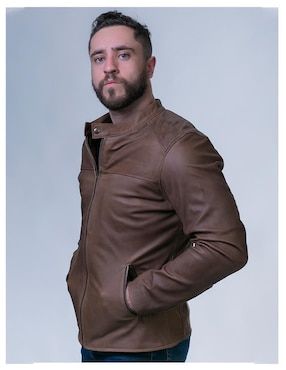 Chamarra para motociclista Castelli Leather Authentic para hombre