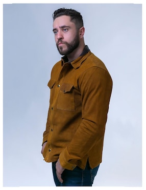 Camisa casual Castelli Leather Authentic para hombre
