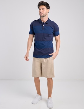 Playera tipo polo Jbe para hombre