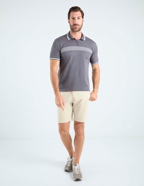 Playera tipo polo Jbe para hombre
