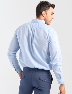 Camisa de vestir Dockers de algodón manga larga para hombre