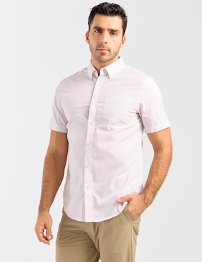 Camisa casual Dockers de algodón manga corta para hombre