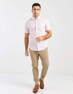 Camisa casual Dockers de algodón manga corta para hombre