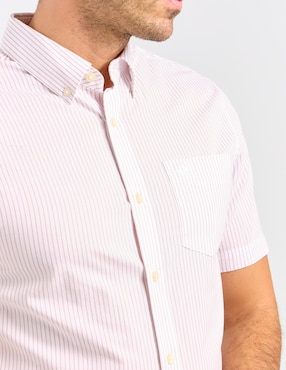 Camisa casual Dockers de algodón manga corta para hombre