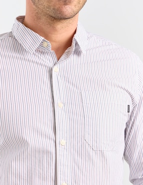 Camisa casual Dockers de algodón manga larga para hombre