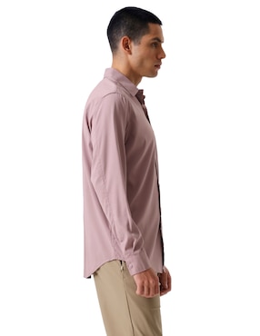 Camisa casual Dockers manga larga para hombre