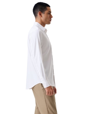 Camisa casual Dockers manga larga para hombre